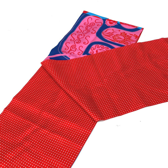 HERMES scarf silk pink Polka dot Maxi Twilly Twilly Women Used Authentic