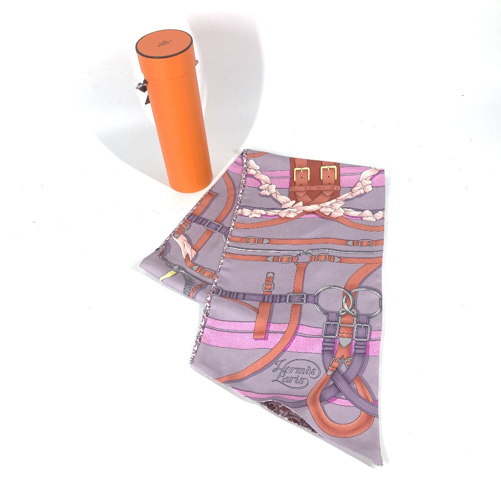 HERMES scarf silk multicolor Maxi Twilly Women Used Authentic