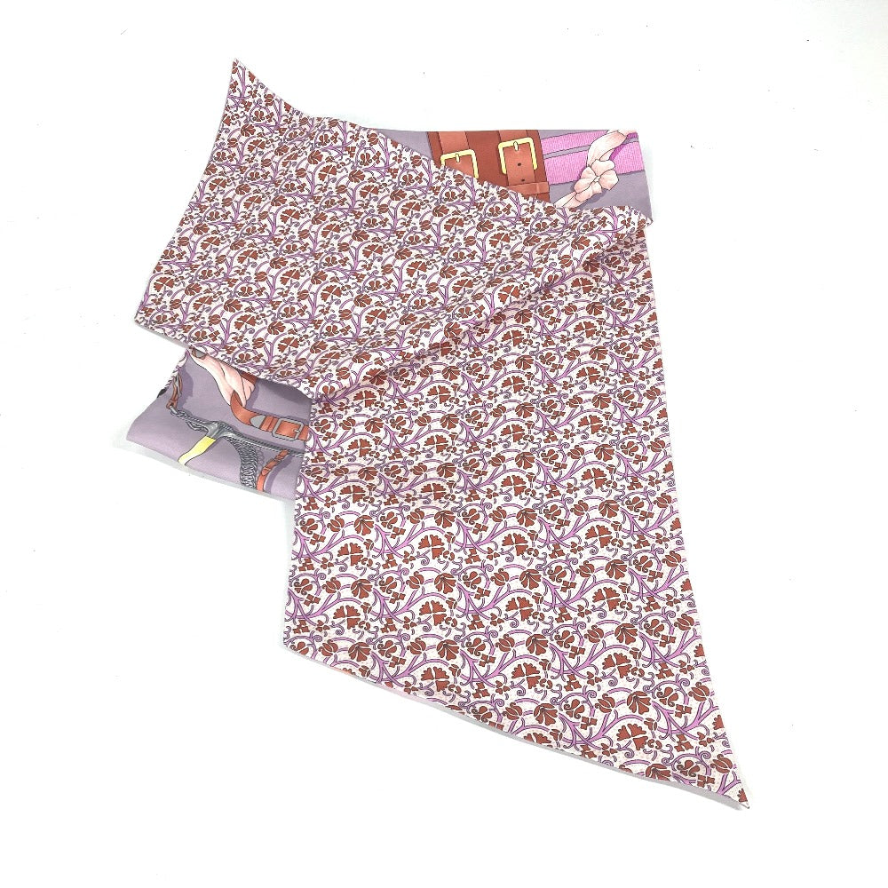 HERMES scarf silk multicolor Maxi Twilly Women Used Authentic