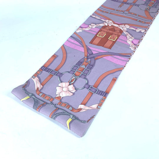 HERMES scarf silk multicolor Maxi Twilly Women Used Authentic
