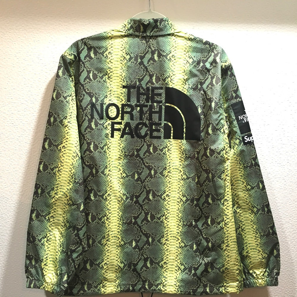 Supreme Nylon jacket NP11803I Nylon Green type snake 18ss North Face collaboration mens M Used Authentic