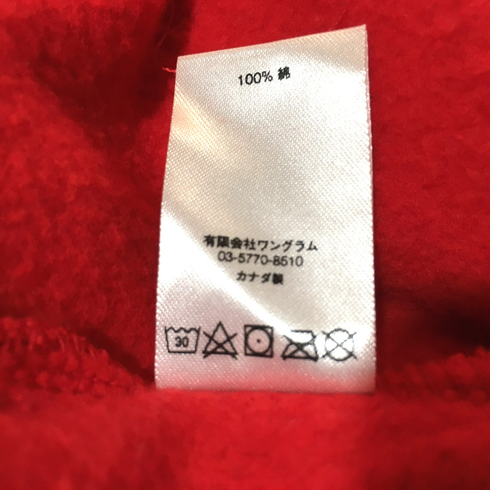 Supreme Hoodie cotton Red pullover Hoodie mens ‚l Used Authentic