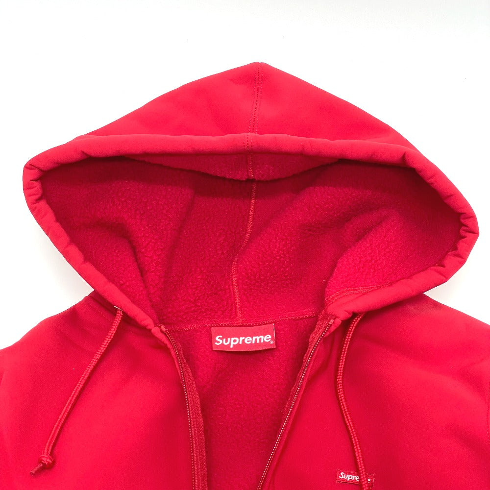 Supreme Hoodie polyester Red Zip up mens S Used Authentic