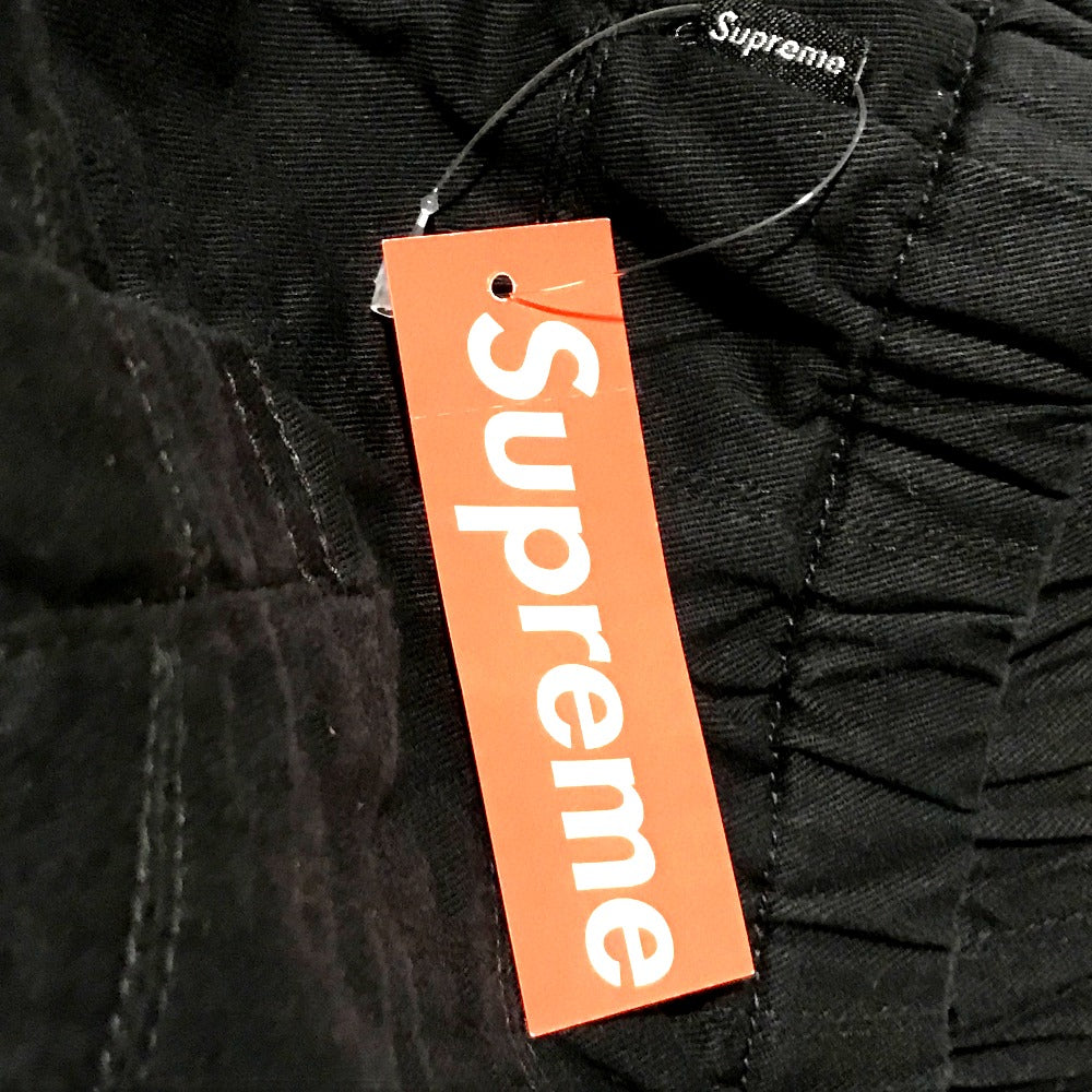 Supreme Jacket cotton black 19Stainless Steel Patchwork Harrington Jacket Jacket mens M Used Authentic