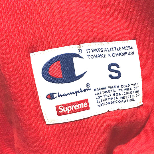 Supreme sweat cotton Red 19Stainless Steel sweat mens S Used Authentic