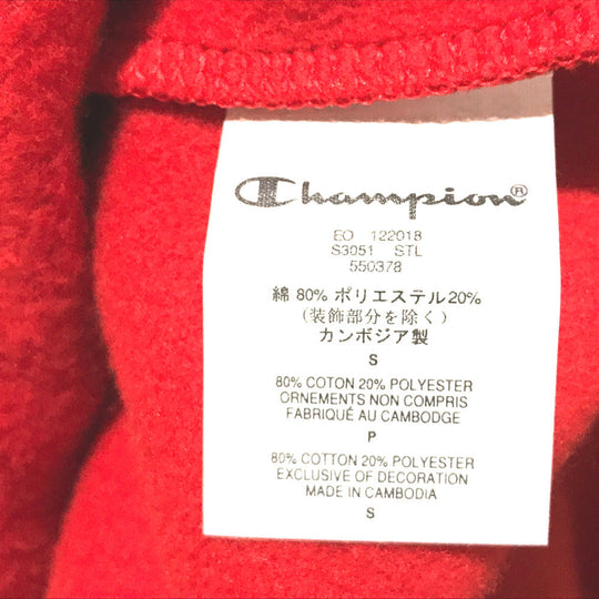 Supreme sweat cotton Red 19Stainless Steel sweat mens S Used Authentic
