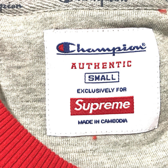 Supreme sweat cotton Red 19Stainless Steel sweat mens S Used Authentic