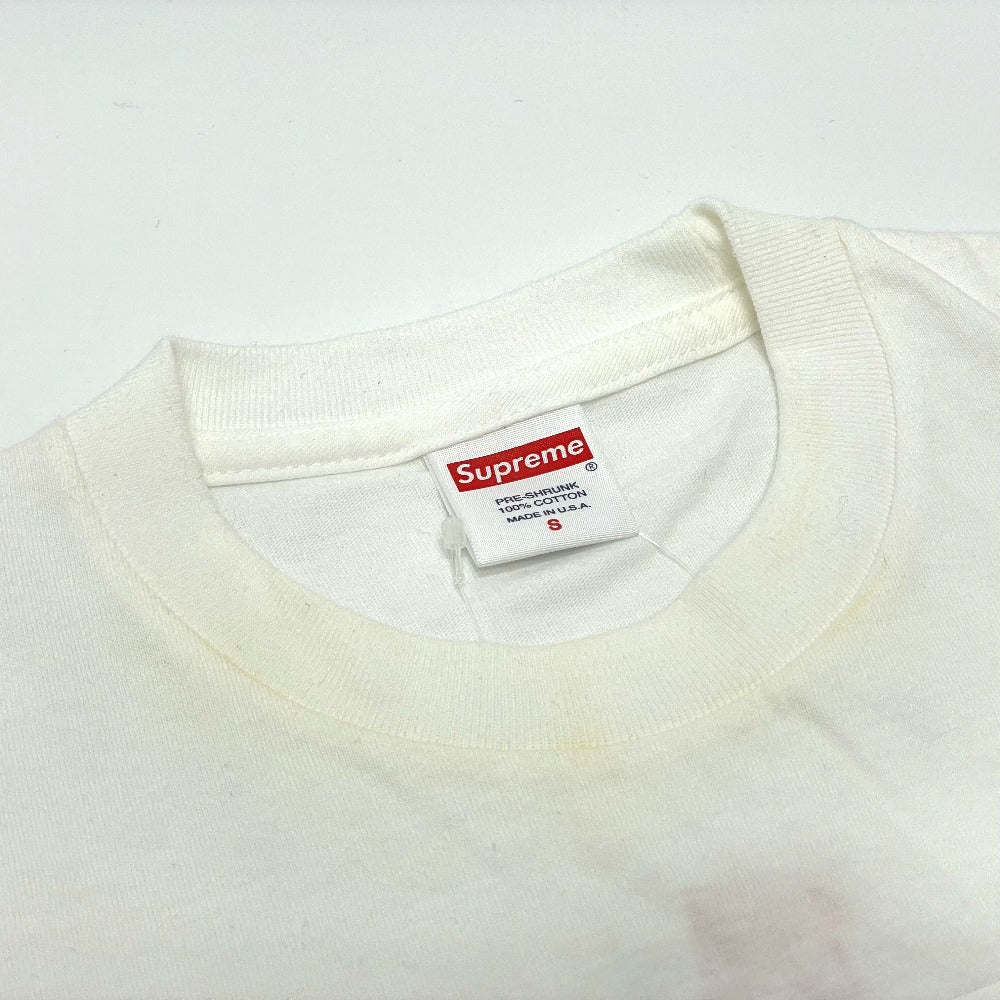 Supreme Short sleeve T-shirt cotton white 19Stainless Steel Buju Banton mens S Used Authentic