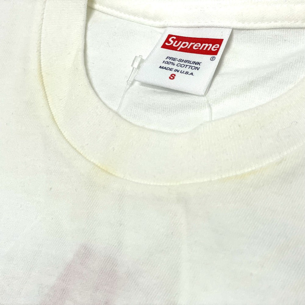 Supreme Short sleeve T-shirt cotton white 19Stainless Steel Buju Banton mens S Used Authentic