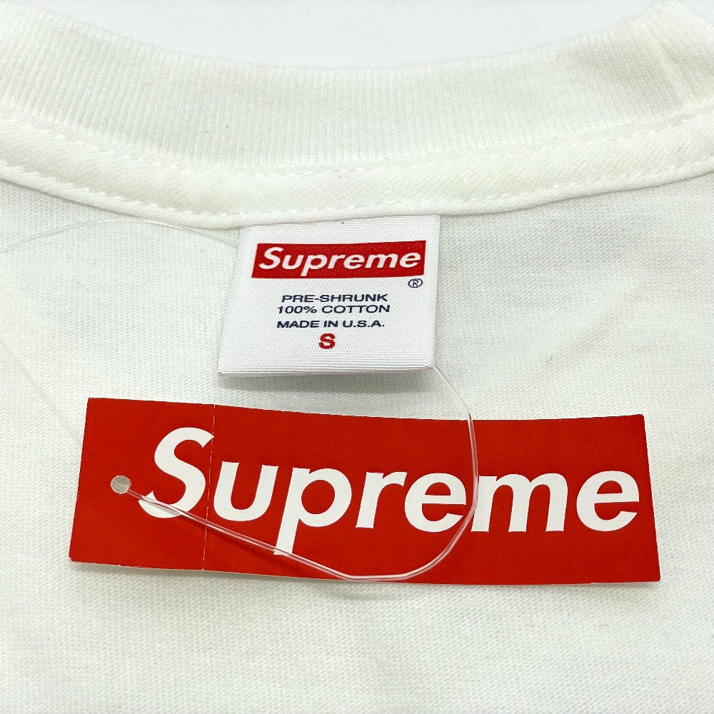 Supreme Short sleeve T-shirt cotton white 19Stainless Steel Buju Banton mens S Used Authentic