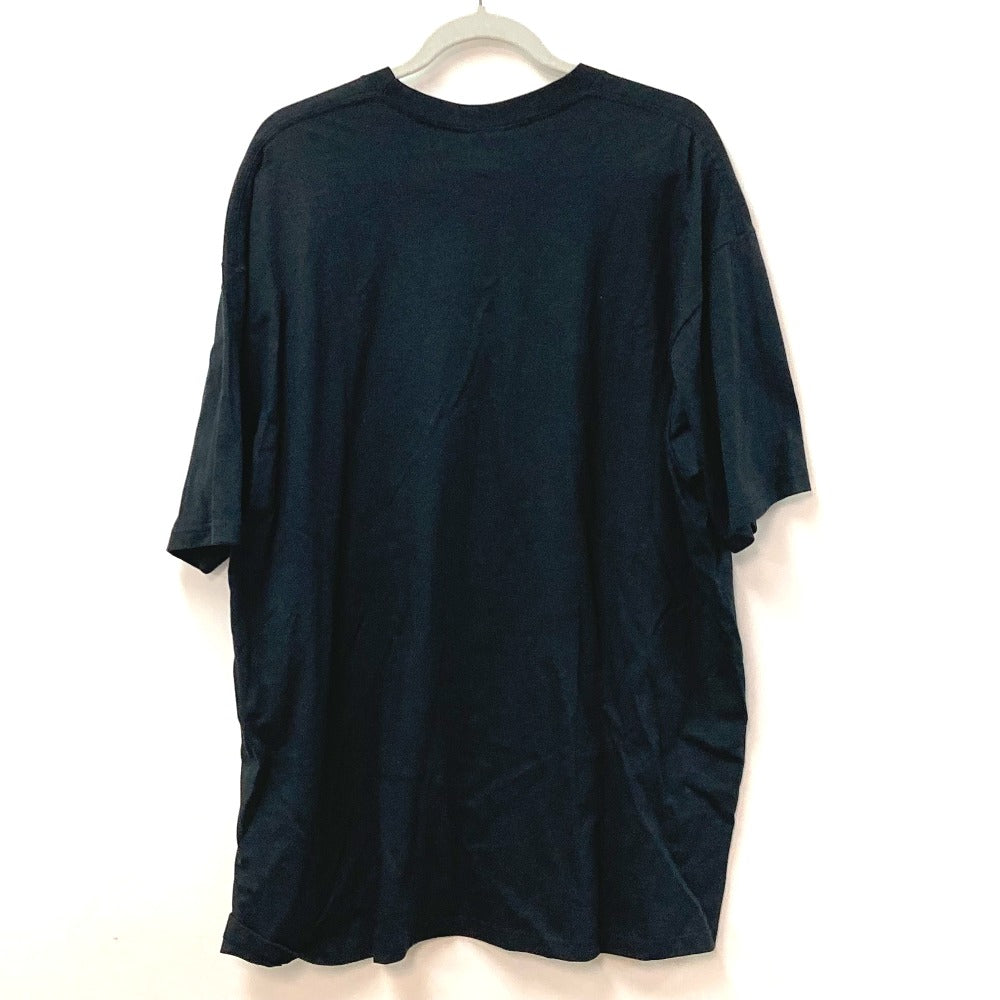 Supreme Short sleeve T-shirt cotton black Burberry check box logo mens XXL Used Authentic