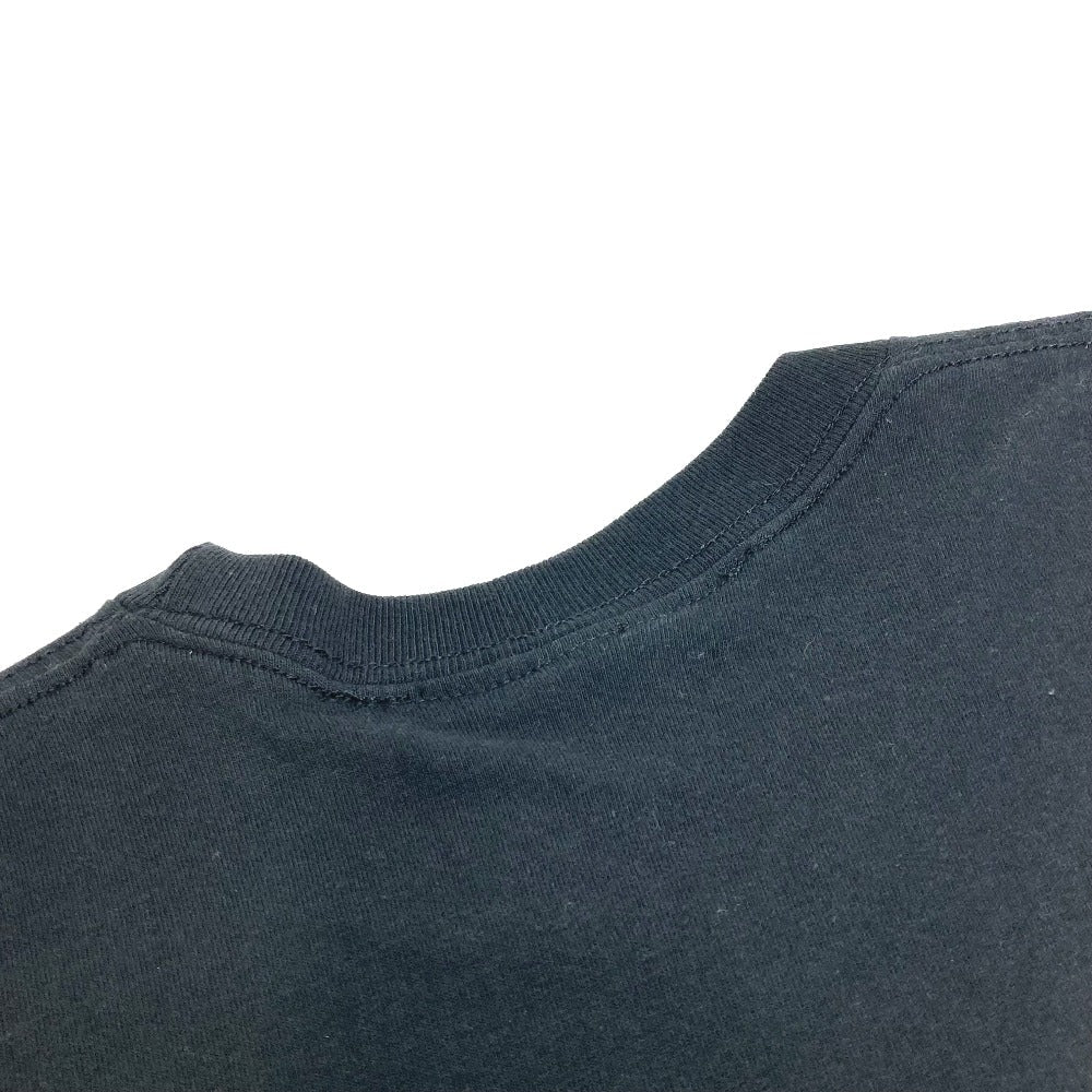 Supreme Short sleeve T-shirt cotton black Burberry check box logo mens XXL Used Authentic