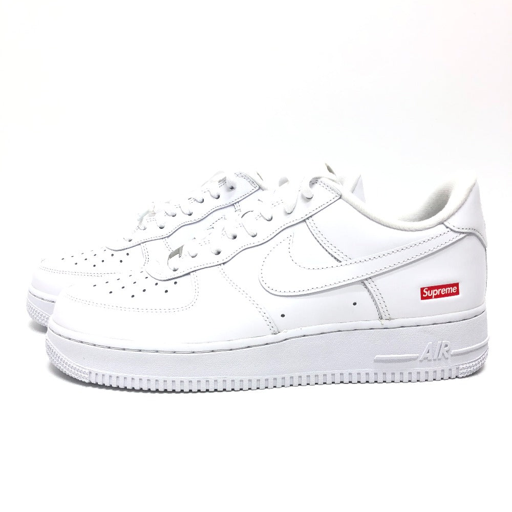 Supreme sneakers CU9225-100 leather white Supreme x Nike Air Force 1 28cm