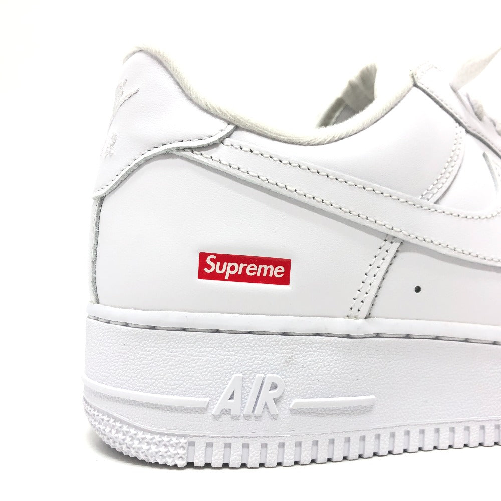 Supreme sneakers CU9225-100 leather white Supreme x Nike Air Force 1 28cm