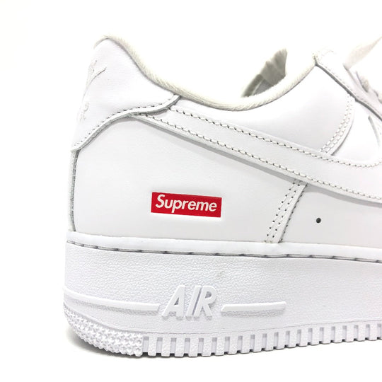 Supreme sneakers CU9225-100 leather white Supreme x Nike Air Force 1 28cm