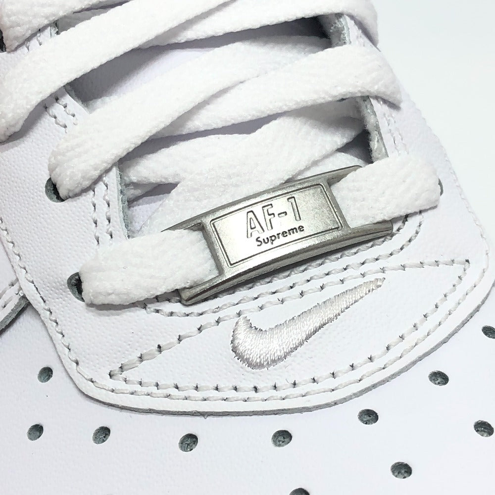 Supreme sneakers CU9225-100 leather white Supreme x Nike Air Force 1 28cm