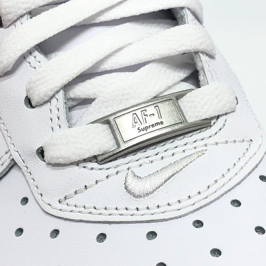 Supreme sneakers CU9225-100 leather white Supreme x Nike Air Force 1 28cm