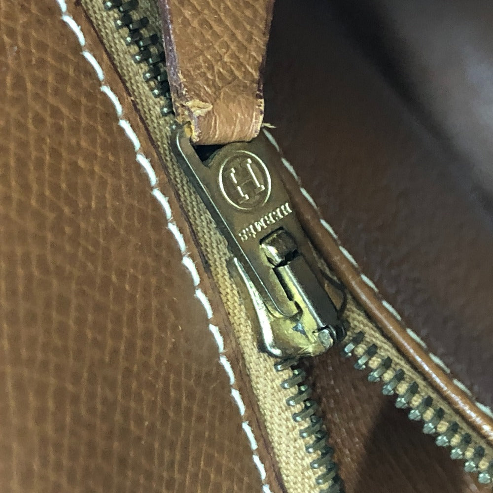 HERMES Handbag Courchevel Brown Kelly 35 Women Used Authentic