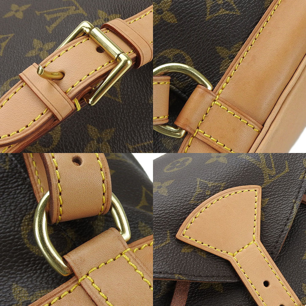 LOUIS VUITTON Backpack M51136 Monogram Brown MontsourisMM Women Used Authentic