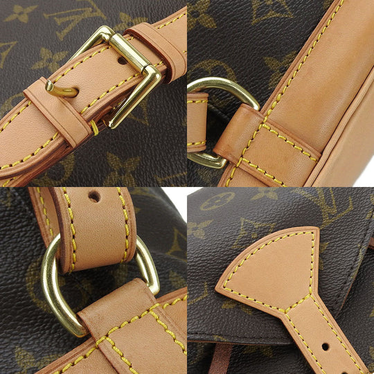 LOUIS VUITTON Backpack M51136 Monogram Brown MontsourisMM Women Used Authentic