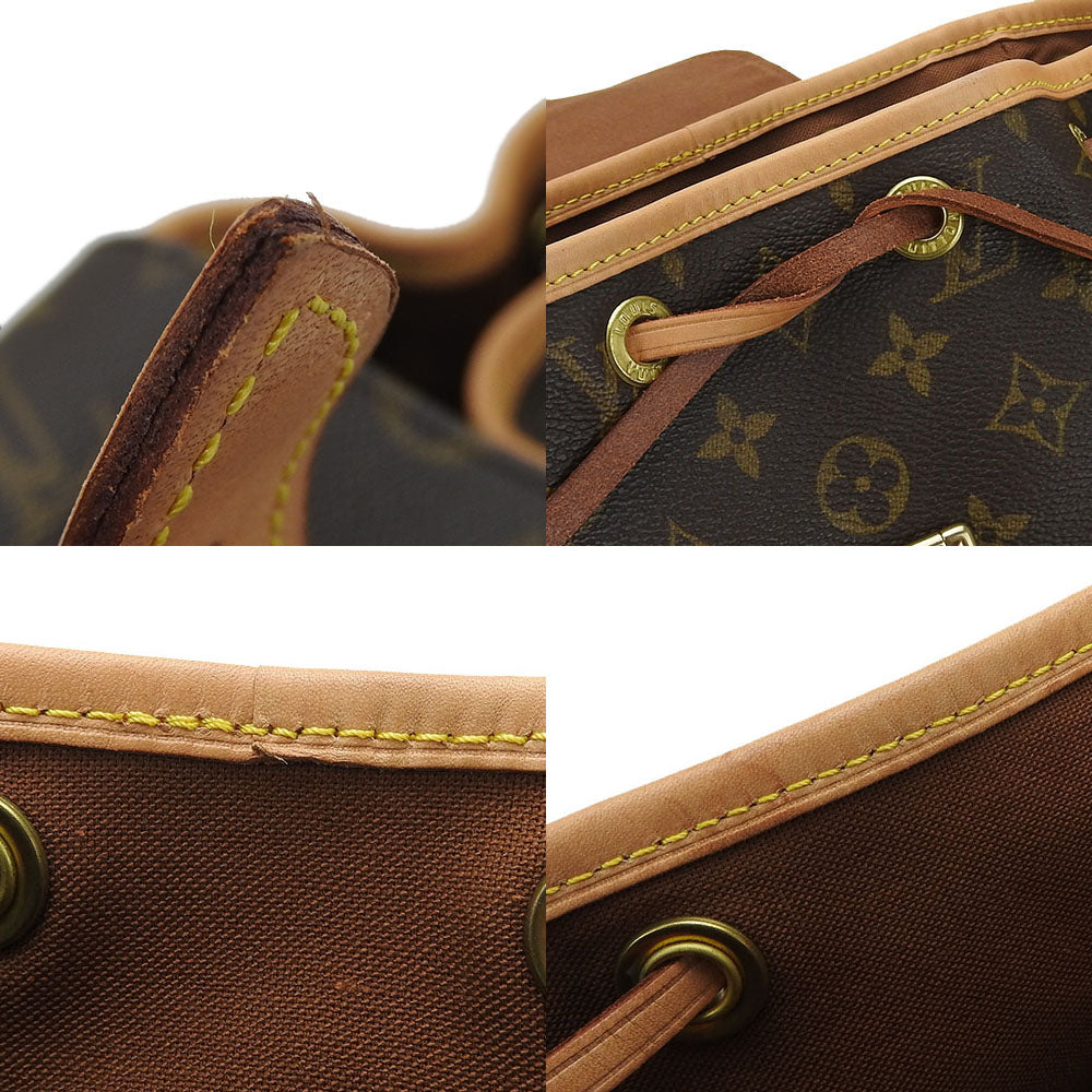 LOUIS VUITTON Backpack M51136 Monogram Brown MontsourisMM Women Used Authentic