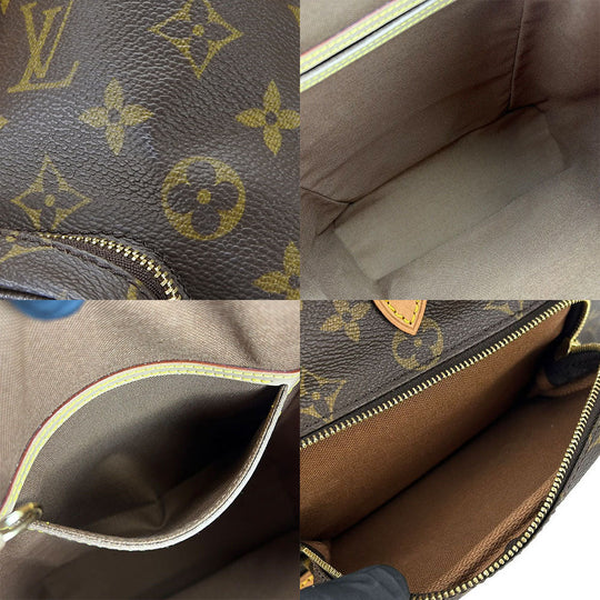 LOUIS VUITTON Backpack M51136 Monogram Brown MontsourisMM Women Used Authentic