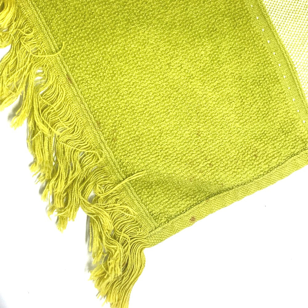 HERMES towel cotton green Bath towel Interior Throw Blanket Sailing Women Used Authentic