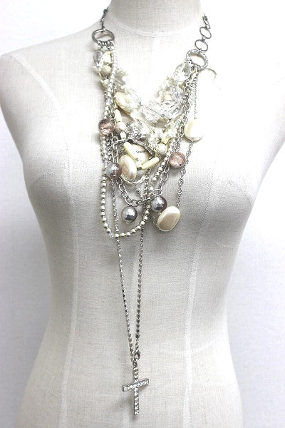 mastermind JAPAN Necklace metal multicolor Long necklace Women Used Authentic