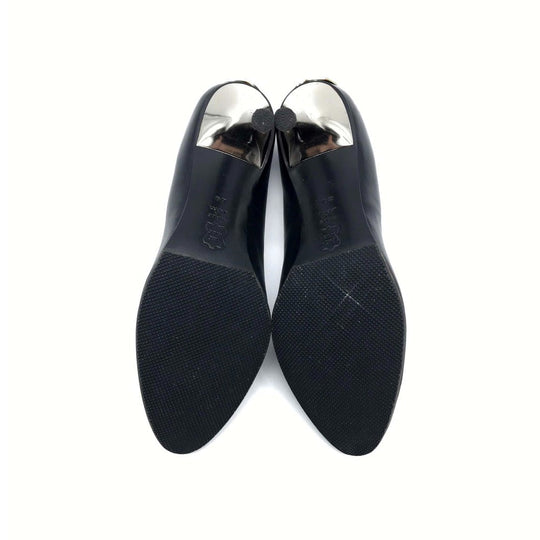 mastermind JAPAN pumps leather black Skull Almond toe Women 24 Used Authentic