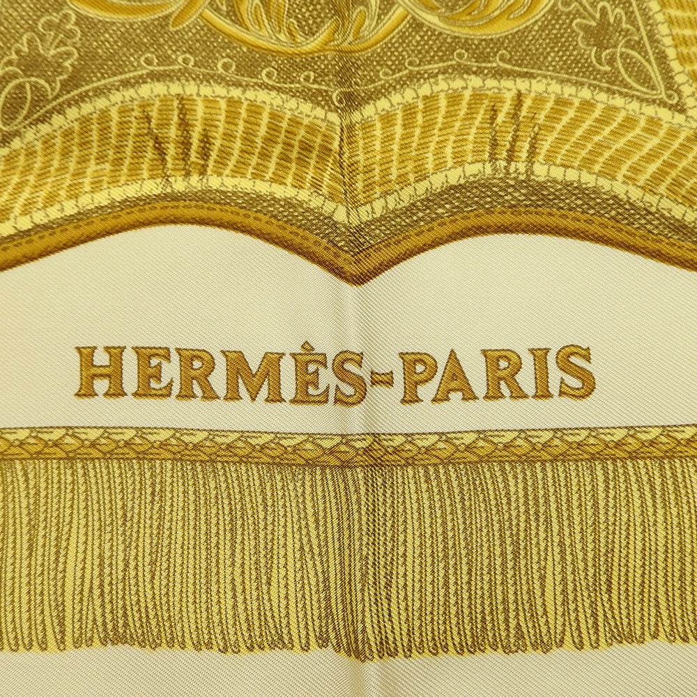 HERMES scarf silk multicolor Carre90 Women Used Authentic