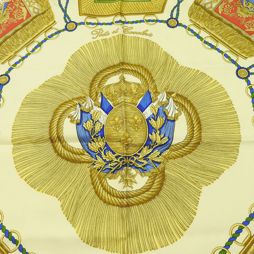 HERMES scarf silk multicolor Carre90 Women Used Authentic