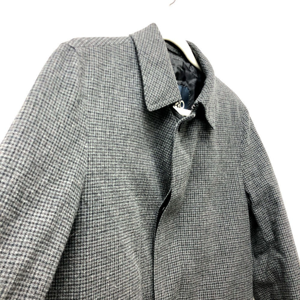 Herno trench coat cotton black Stainless color Women 46 Used Authentic