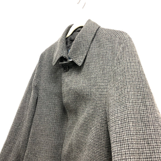 Herno trench coat cotton black Stainless color Women 46 Used Authentic