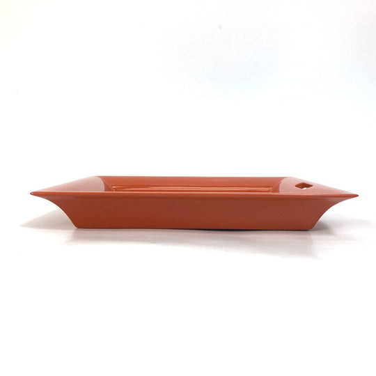 HERMES hair accessory lacquer Orange tray Vidposh tray Women Used Authentic