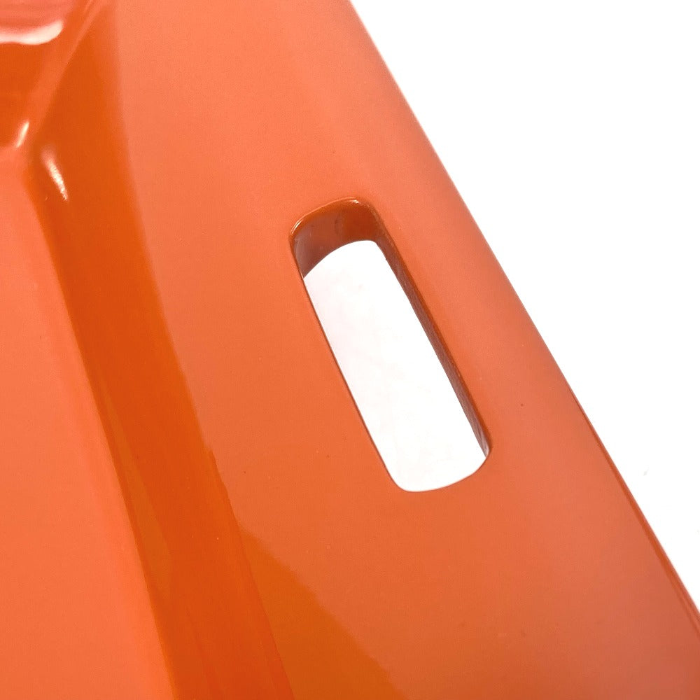HERMES hair accessory lacquer Orange tray Vidposh tray Women Used Authentic