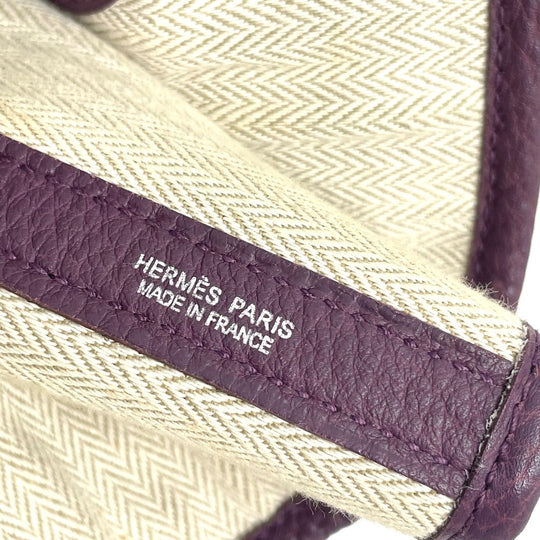 HERMES Tote Bag Negonda Purple type Garden party PM