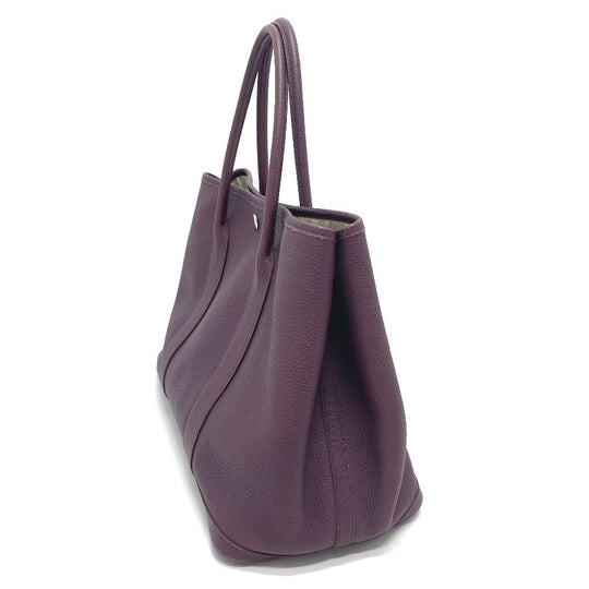 HERMES Tote Bag Negonda Purple type Garden party PM