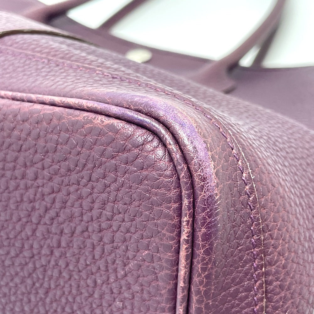 HERMES Tote Bag Negonda Purple type Garden party PM