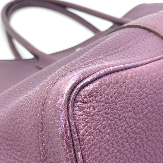 HERMES Tote Bag Negonda Purple type Garden party PM