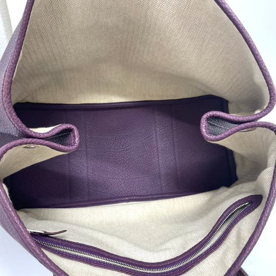 HERMES Tote Bag Negonda Purple type Garden party PM