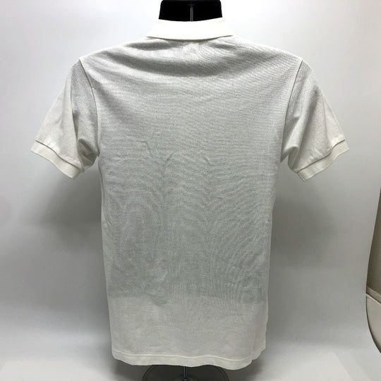 A BATHING APE Short sleeve polo shirt cotton white BAPE Milo x Kitty mens S Used Authentic