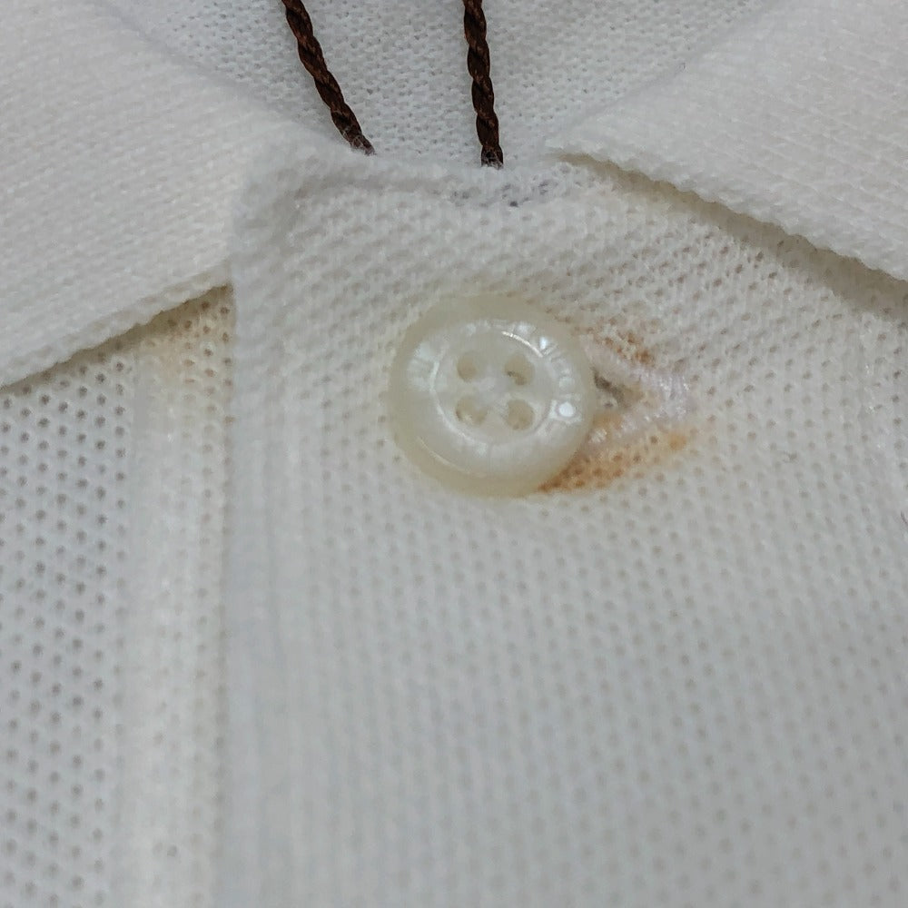 A BATHING APE Short sleeve polo shirt cotton white BAPE Milo x Kitty mens S Used Authentic