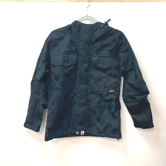 A BATHING APE Jacket polyester black GORE-TEX GORE-TEX military outerwear mens XS Used Authentic