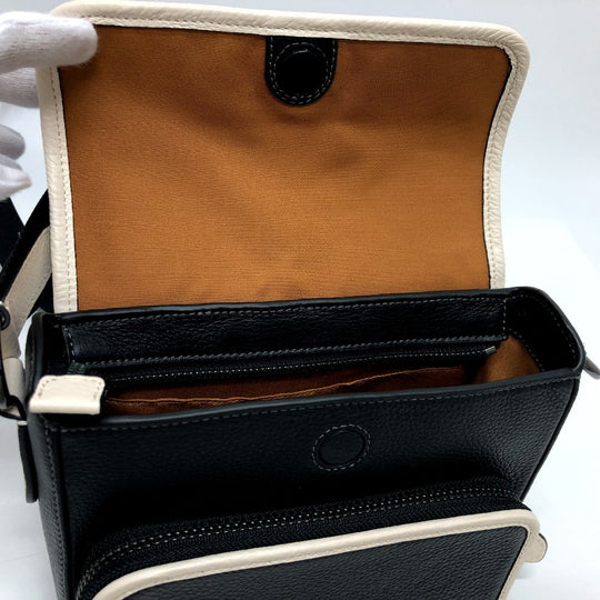 COACH Shoulder Bag K2361 leather black COACH Sullivan Women Used Authentic