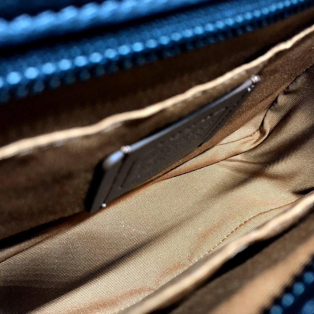 COACH Shoulder Bag K2361 leather black COACH Sullivan Women Used Authentic