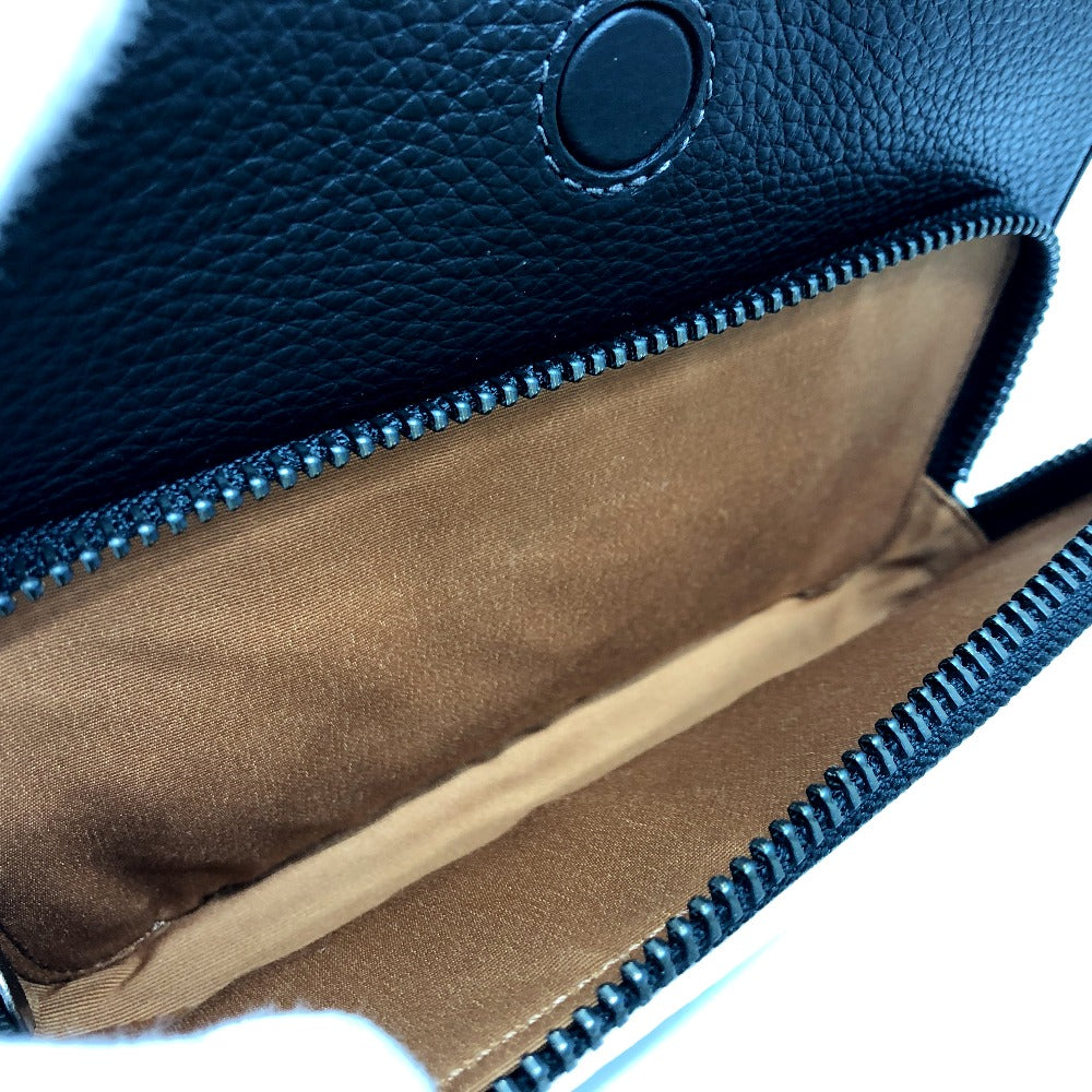 COACH Shoulder Bag K2361 leather black COACH Sullivan Women Used Authentic