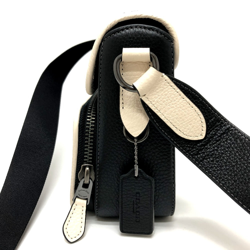 COACH Shoulder Bag K2361 leather black COACH Sullivan Women Used Authentic