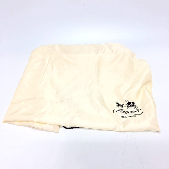 COACH Tote Bag 21281 leather Red Madison Gathered Women Used Authentic