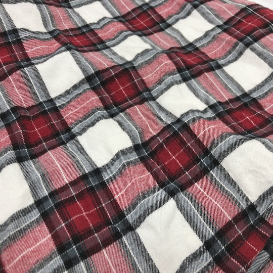 OFF-WHITE Long sleeve shirt cotton Red Long sleeve Spray Check Pattern mens XL Used Authentic