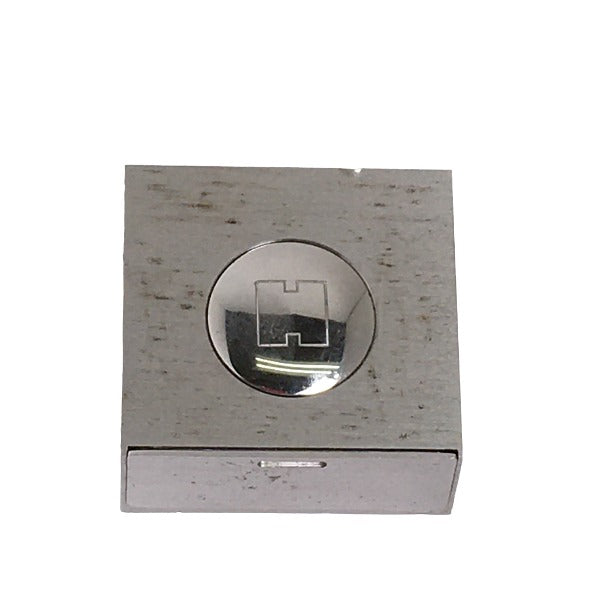 HERMES Other miscellaneous goods metal Silver With Box photo frame H logo Photo stand Women(Unisex) Used Authentic